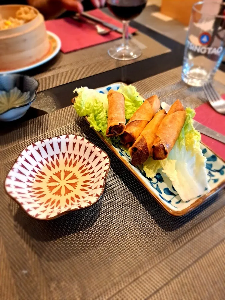 Rouleau Frit Crevettes Roses